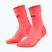 Women's socks CEP Ultralight Mid Cut 4.0 neon coral/red