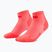 Men's compression socks CEP Ultralight Low Cut 4.0 neon coral/red