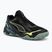 Men's handball shoes PUMA Solarstrike 4 puma black/green terrain/fizzy light