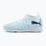 Children's football boots PUMA Future 9 Match TT + Mid Jr icy blue/puma white/blue jewel