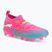 Children's football boots PUMA Future 9 Match FG/AG Jr poison pink/puma wht/sun stream/bright aqua/puma blk