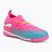 Children's football boots PUMA Future 9 Match TT + Mid Jr poison pink/puma wht/sun stream/bright aqua/puma blk