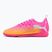 Children's football boots PUMA Future 9 Play IT Jr poison pink/puma wht/sun stream/bright aqua/puma blk