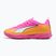 Children's football boots PUMA Ultra 6 Play TT Jr poison pink/puma wht/sun stream/bright aqua/puma blk