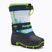 KangaROOS Kanga-Bean IV dk navy/ lime children's snow boots