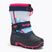 Children's snow boots KangaROOS Kanga-Bean IV dk navy/ daisy pink