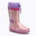 KangaROOS K-Rain lavender / metallic heart children's wellingtons