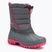 KangaROOS K-Ben steel grey / daisy pink junior snow boots