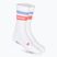 CEP Miami Vibes 80's men's compression running socks white/pink sky