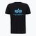 Alpha Industries men's Basic black/blue t-shirt