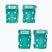 Globber Toddler baby protector set emerald green/shapes