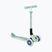 Globber Junior Foldable Lights Eco pistachio children's tricycle scooter