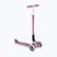 Children's three-wheeled scooter Globber Junior Primo Foldable Lights Eco berry