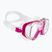 TUSA Tri-Quest Fd Diving Mask Pink and Clear M-3001