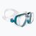 TUSA Tri-Quest Fd Diving Mask Turquoise and Clear M-3001