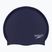 Speedo Plain Flat Silicone swimming cap navy blue 8-709910011