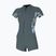 Women's wetsuit O'Neill Bahia 2/1 Front Zip SS Spring shade/palmento tropical/faded denim