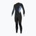 Women's swimming wetsuit O'Neill Bahia 3/2 Back Zip Full IQ5 black/surf abstract/chambray blue