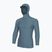Men's swimming longsleeve O'Neill Hyperfreak Skins Rash Guard Hooded blue fusion/blue fusion
