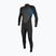 Children's swimming wetsuit O'Neill Youth Reactor-2 3/2 Back Zip Full black/ocean
