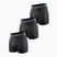Men's thermal boxer briefs Surfanic Carbondri 3 pairs black