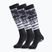 Ski socks Surfanic Pro Tech 3 pak Fairisle black