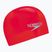 Speedo Plain Moulded red children's swimming cap 8-709900004