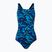 Speedo Hyperboom Allover Medalist women's one-piece swimsuit blue 68-12199G719