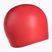 Speedo Plain Moulded Silicone swimming cap red 68-70984