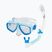 Snorkelling set Speedo Adventure cool blue/clear