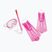 Children's snorkelling set Speedo Aqua Quest Set pink frost