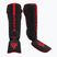 RDX F6 Shin Instep red tibia and foot protectors