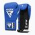 RDX Apex Competition Fight Lace Up Boxing Gloves blue