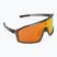 Endura Gabbro II 2 grey/brown tint/full red-orange mirror sunglasses