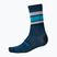 Endura BaaBaa Merino Stripe blueberry cycling socks