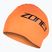 ZONE3 Extra Long Hair hi-vis orange swimming cap