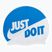 Nike Jdi Slogan blue and white swimming cap NESS9164-458
