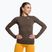 Women's training longsleeve top Gymshark Vital Seamless Top brown/white