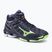 Men's volleyball shoes Mizuno Wave Voltage Mid evening blue / tech green / lolite