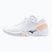 Women's handball shoes Mizuno Wave Stealth Neo white/navy peony/peach parfait