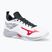 Mizuno Wave Dimension volleyball shoes white/salsa/black