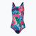 Women's one-piece swimsuit Nike Multiple Print Fastback purple NESSC010-593