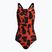 Women's one-piece swimsuit Nike Multiple Print Fastback orange NESSC050-631