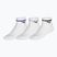 Mizuno Training Mid With Line socks 3 pairs withe / ether / bellwether