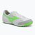 Men's football boots Mizuno Morelia Sala Pro TF white/neon green/galaxy silver