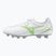 Children's football boots Mizuno Monarcida Neo III Select Jr Md white/neon green