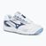 Mizuno Cyclone Speed 5 volleyball shoes white/bellwether blue/bel air blue