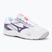 Mizuno Cyclone Speed 5 volleyball shoes white/violet indigo/camellia rose