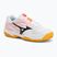 Children's tennis shoes Mizuno Break Shot 5 Jr CC white/calypso coral/citrus