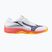 Mizuno Thunder Blade Z white/fiery coral 2/citrus volleyball shoe
